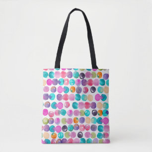 Kleurrijke Pop Tote Tas – Leuke en Mooie Waterverf