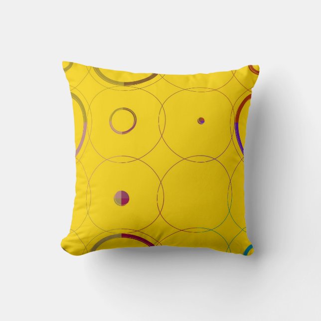  kleurrijke Pop van de Retro Kunst Pillow Kussen (Voorkant)
