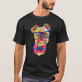 Kleurrijke Pop Yorkshire Terrier Portret Yorkie Pr T-shirt (Voorkant)