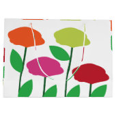 Kleurrijke Poppy Bloemen Bloemen Groot Cadeauzakje (Achterkant)