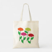 Kleurrijke Poppy Bloemen Bloemen Tote Bag (Achterkant)
