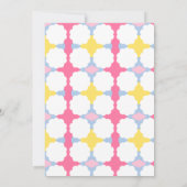 Kleurrijke Popsicle Klaar om te Poppen 1e Verjaard Kaart (Achterkant)