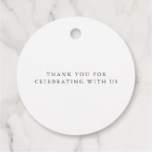 Kleurrijke Popsicles Zomer Baby shower Bedankjes Labels (Achterkant)