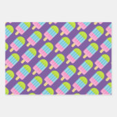 Kleurrijke popsikel voor het verpakken van papierb inpakpapier vel (Voorkant 3)