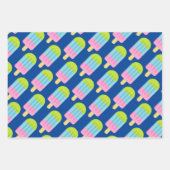 Kleurrijke popsikel voor het verpakken van papierb inpakpapier vel (Voorkant 2)