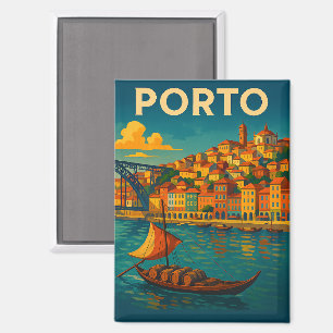 kleurrijke Porto Portugal reizen Magneet
