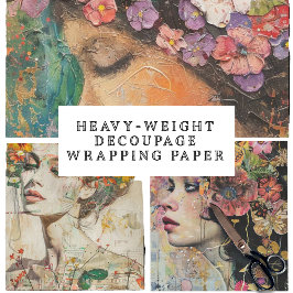 Kleurrijke portretten bloemenportret, zware decoup inpakpapier vel