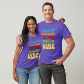 Kleurrijke POSITIEVE VIBES T-shirt (Unisex)