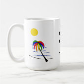 Kleurrijke positieve zegeningen koffiemok (Links)