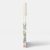 Kleurrijke potcactussen en vetplanten met naam iPhone hoesje (Rechterkant)