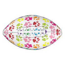 Kleurrijke poten, hondenpoten, kattenpoten american football