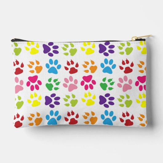 Kleurrijke poten, hondenpoten, kattenpoten etui (Achterkant)