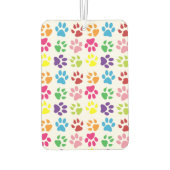 Kleurrijke poten, hondenpoten, kattenpoten luchtverfrisser (Achterkant)