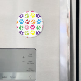 Kleurrijke poten, hondenpoten, kattenpoten magneet