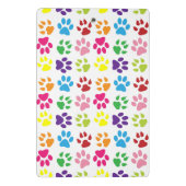 Kleurrijke poten, hondenpoten, kattenpoten mini klembord (Achterkant)