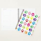 Kleurrijke poten, hondenpoten, kattenpoten planner (Display)