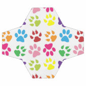 Kleurrijke poten, hondenpoten, kattenpoten voetbal (Enkel)