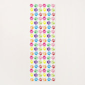 Kleurrijke poten, hondenpoten, kattenpoten yogamat (Achterkant)