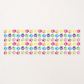 Kleurrijke poten, hondenpoten, kattenpoten yogamat (Voorkant (horizontaal))