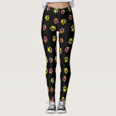 Kleurrijke poten leggings (Voorkant)