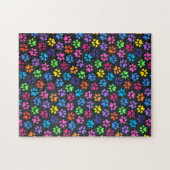 Kleurrijke poten legpuzzel (Horizontaal)