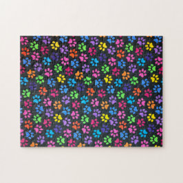 Kleurrijke poten legpuzzel