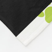 Kleurrijke poten, Paw Pattern, Dog Paws, Jouw naam Fleece Deken (Hoek)