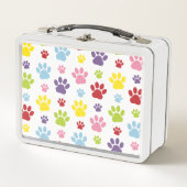 Kleurrijke poten, Paw Pattern, Dog Paws, Paw Print (Voorkant)