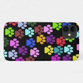 Kleurrijke poten, Paw Pattern, Dog Paws, Paw Print Case-Mate iPhone Case (Achterkant (horizontaal))