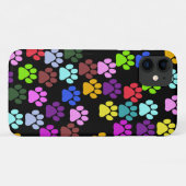 Kleurrijke poten, Paw Pattern, Dog Paws, Paw Print Case-Mate iPhone Case (Achterkant (horizontaal))