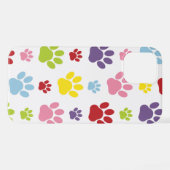 Kleurrijke poten, Paw Pattern, Dog Paws, Paw Print iPhone Hoesje (Achterkant horizontaal)