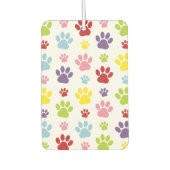 Kleurrijke poten, Paw Pattern, Dog Paws, Paw Print Luchtverfrisser (Voorkant)