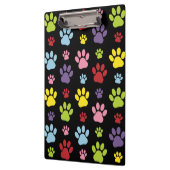 Kleurrijke poten, Paw Pattern, Paw Prints, Dog Paw Klembord (Links)