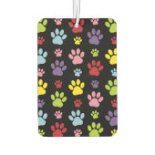 Kleurrijke poten, Paw Pattern, Paw Prints, Dog Paw Luchtverfrisser (Achterkant)