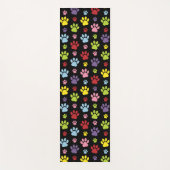 Kleurrijke poten, Paw Pattern, Paw Prints, Dog Paw Yogamat (Voorkant)