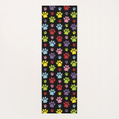 Kleurrijke poten, Paw Pattern, Paw Prints, Dog Paw Yogamat (Achterkant)