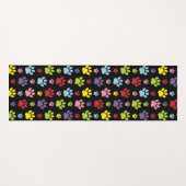 Kleurrijke poten, Paw Pattern, Paw Prints, Dog Paw Yogamat (Voorkant (horizontaal))