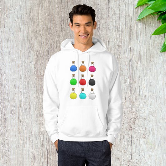 Kleurrijke Potions Mannen Hoodie