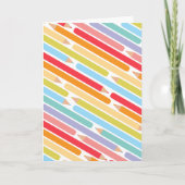 Kleurrijke potloden Leraar Waardering Bedankkaart (Voorkant)