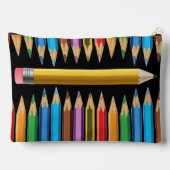 Kleurrijke potloodzak Grote accessoirezak Etui (Achterkant)