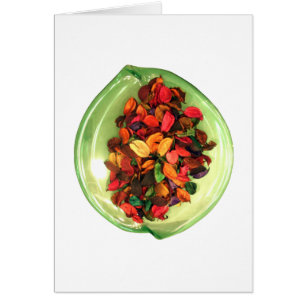 Kleurrijke potpourri: een geur-stationair display