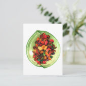 Kleurrijke potpourri: een geur-stationair display briefkaart (Staand voorkant)