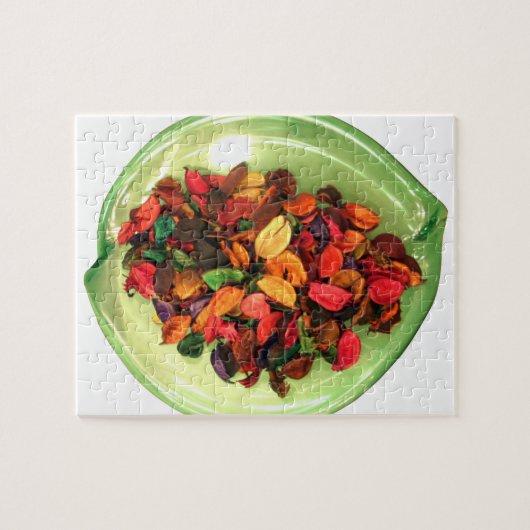 Kleurrijke potpourri: een geur-stationair display legpuzzel (Horizontaal)