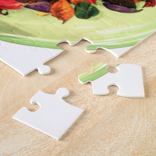 Kleurrijke potpourri: een geur-stationair display legpuzzel (Zijkant)