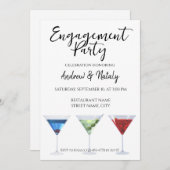 Kleurrijke pret cocktails kaart (Voorkant / Achterkant)