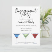 Kleurrijke pret drankjes kaart (Staand voorkant)