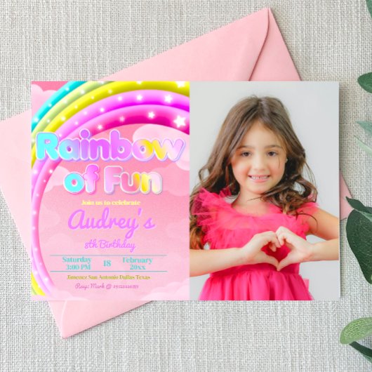 Kleurrijke pret met een landschapsafbeelding kaart