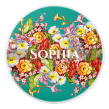 Kleurrijke primroses Cute Floral Spring Personaliz