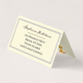 Kleurrijke primroses Cute Floral Spring Personaliz Visitekaartje (Achterkant)