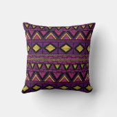 Kleurrijke print en etnische textuur kussen (Achterkant)